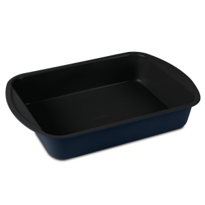 Tavă dreptunghiulară pentru cuptor 35 × 27 cm, antiaderentă – Berlinger Haus Deep Sea BH 8698, albastru mat, oțel carbon