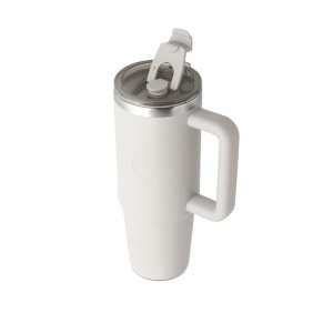 Termos 1L Sahara Collection BH 8831P, cu maner si pai, crem mat - Img 5