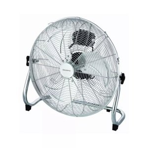 Ventilator puternic, 100 W, metalic, de podea 45 cm argintiu Klausberg KB7471, lame din aluminiu - Img 1