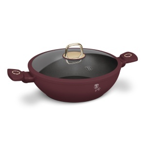 Wok cu capac, cu 2 manere si capac 30 cm Leonardo Collection Berlinger Haus BH 8035
