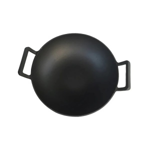 Wok fonta cu capac lemn 36.5 cm Perfect Home 11813 - Img 4