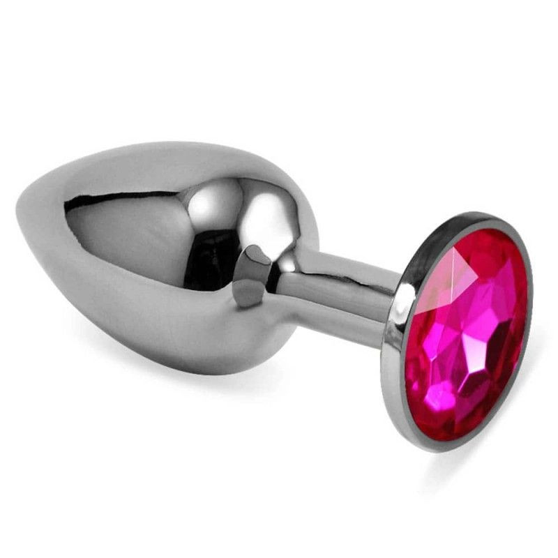 Bijuterie anala , Dop anal Small Rosebud Classic Metal Plug Fuchsia