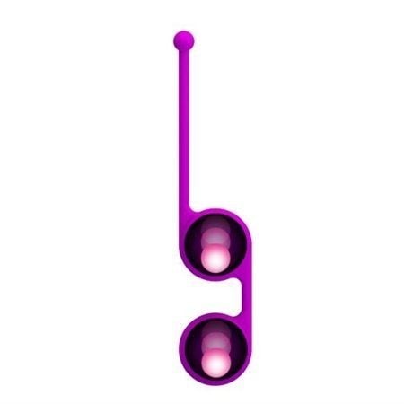 Bile vaginale detasabile Pretty Love Kegel Tighten Up Balls III Purple - 2 | YEO