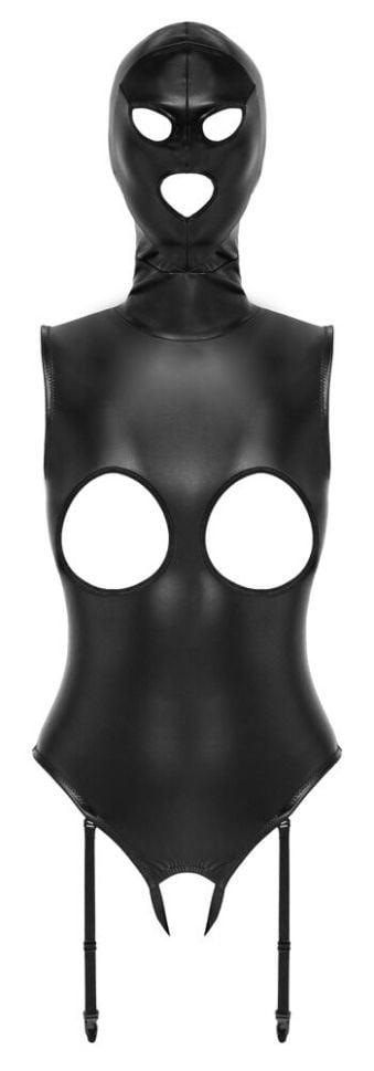 Body extravagant, negru Body Bad Kitty Marime M - 1 | YEO