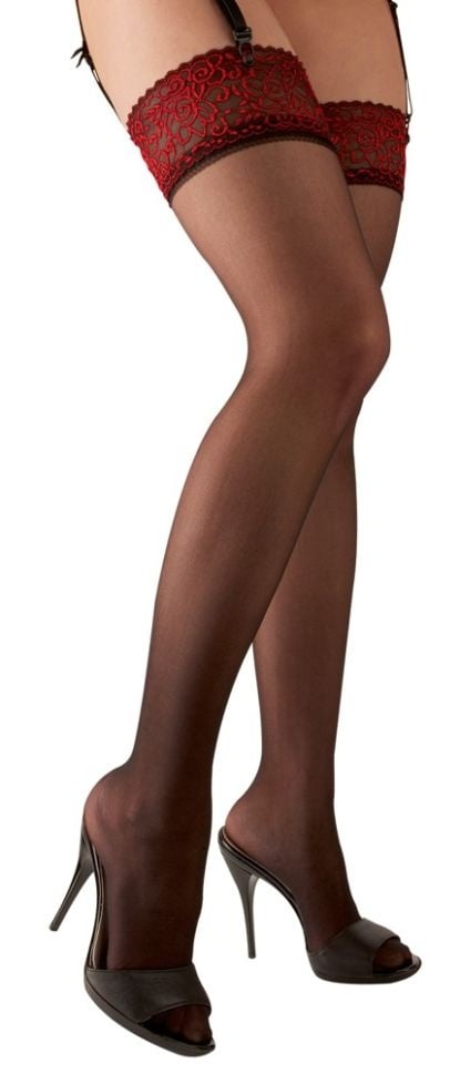 Ciorapi negri Stockings Marime XL