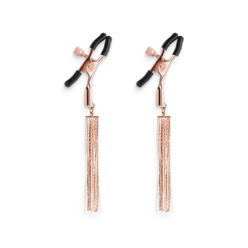 Clemele ajustabile pentru mamelon Bound - Nipple Clamps - D2 - Rose Gold - 2 | YEO