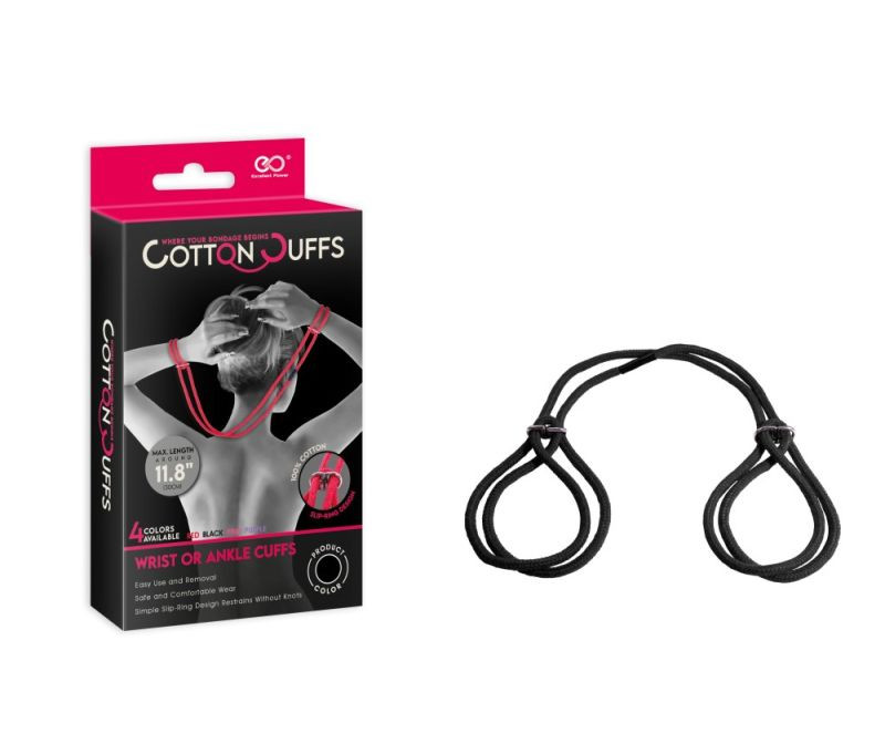 COTTON CUFFS BLACK