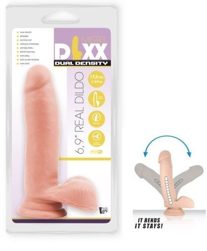 DILDO MR. DIXX 6.9INCH DUAL DENSITY (17.5cm)