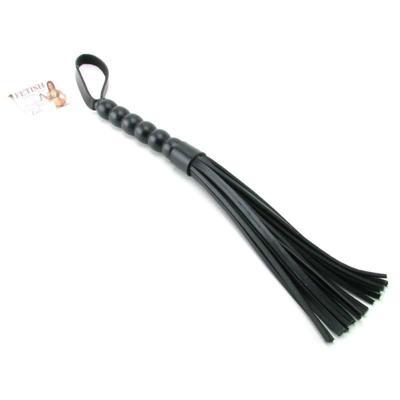 FFS BEADED CAT-O-NINE TAILS BLACK