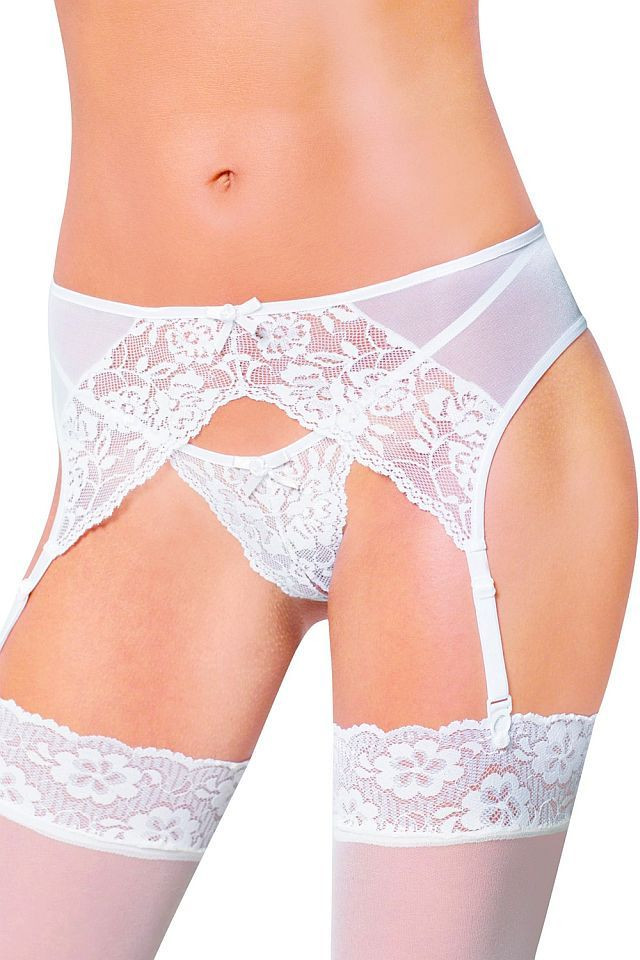 GARTERBELT 3317 WHITE - M/L in SexShop KUR Romania