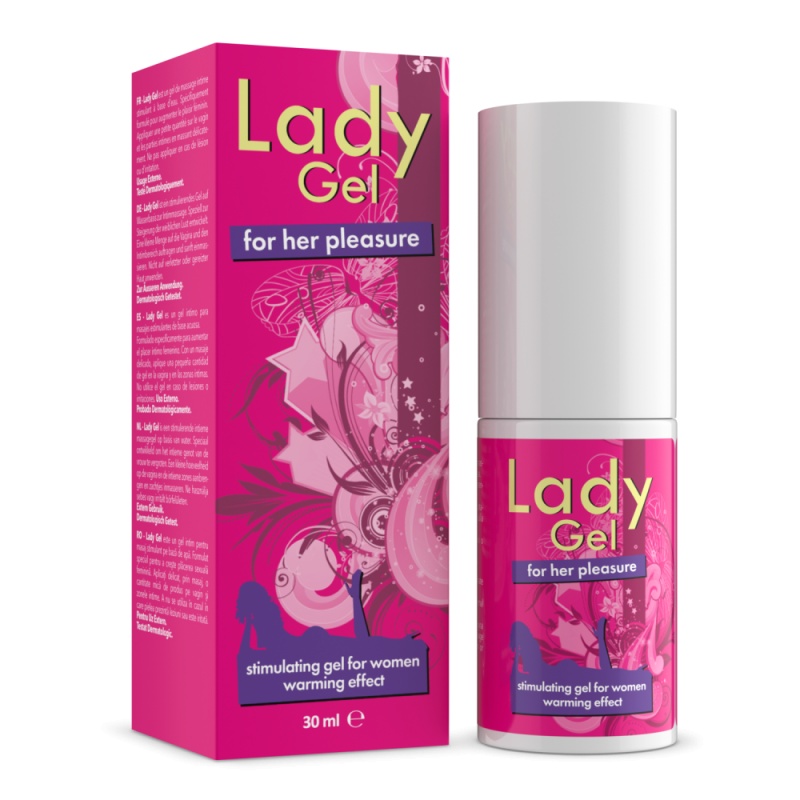 gel stimulant pentru clitoris și vagin Lady gel, 30 ml