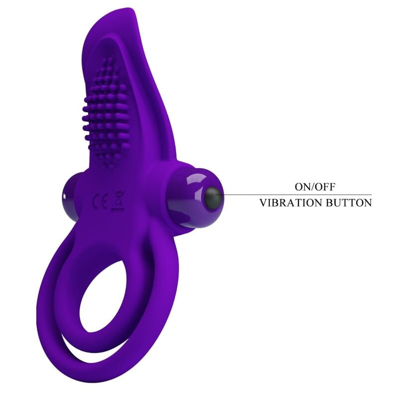 Inel Vibrator Pretty Love Purple - 2 | YEO