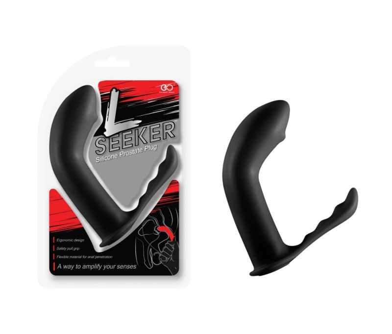 L SEEKER BLACK (16cm) in SexShop KUR Romania