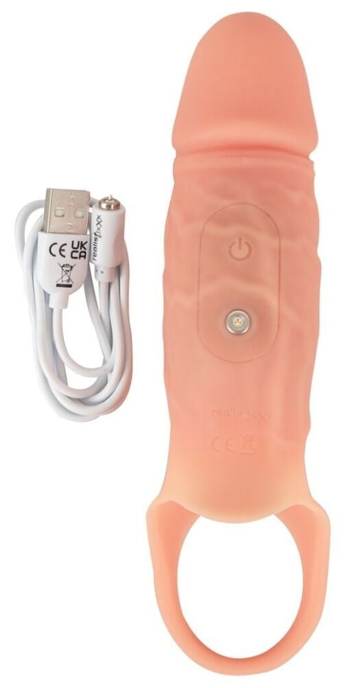 Manson Penis cu Vibratii RealSleeve Close - 4 | YEO