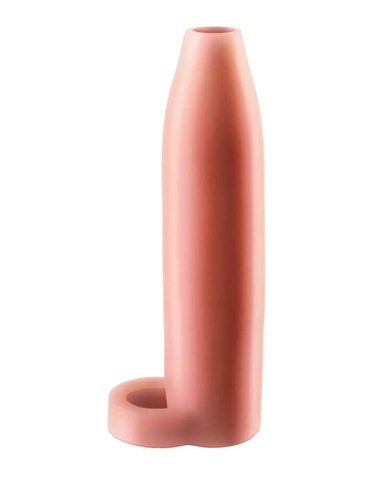 Manson pentru penis, fara cap si cu inel de testicule Fantasy X-tensions Real Feel Enhancer XL - 1 | YEO