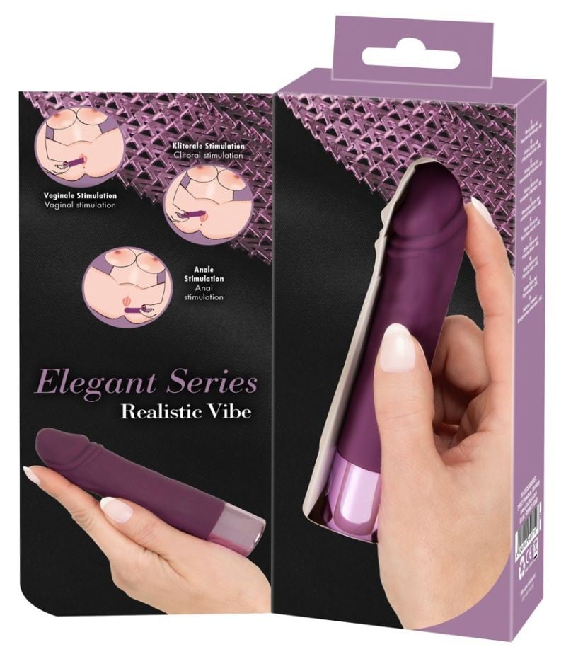 Mini vibrator cu 15 moduri de vibratie Realistic Vibe (14,3 cm)