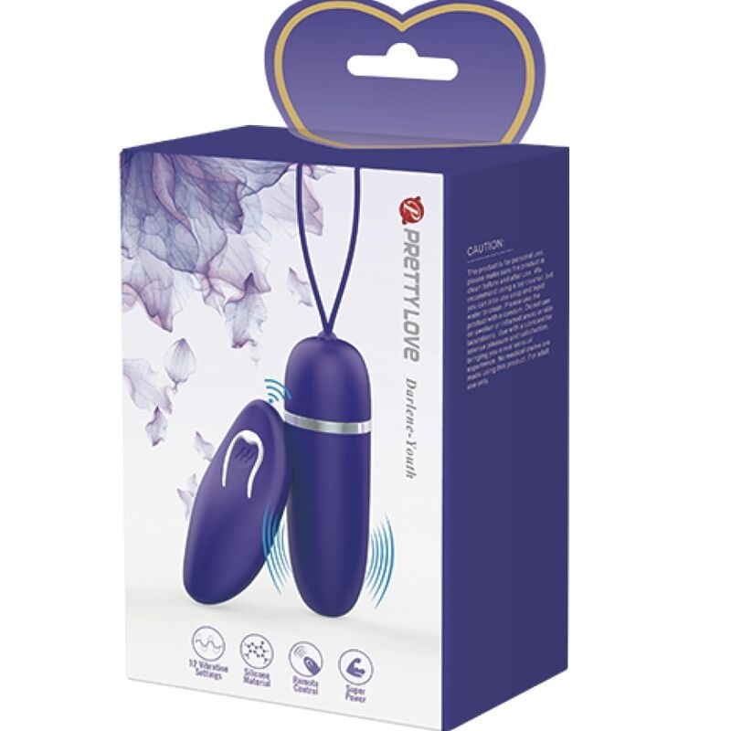 Ou vibrator cu telecomanda Pretty Love Darlene - Youth- Remote Control