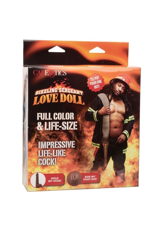 Papusa gonflabila mulatra de sex masculin Sizzling Sergeant Love Doll - 2 | YEO