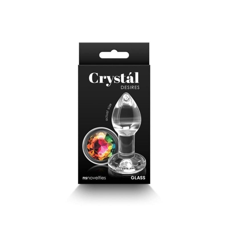 Plug Anal Crystal - Desires - Rainbow Gem - Small - 1 | YEO