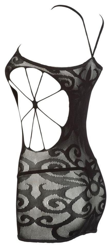 Rochie sexy din plasa elastica si bikini asortati Dress Tendrils Orion - S/L