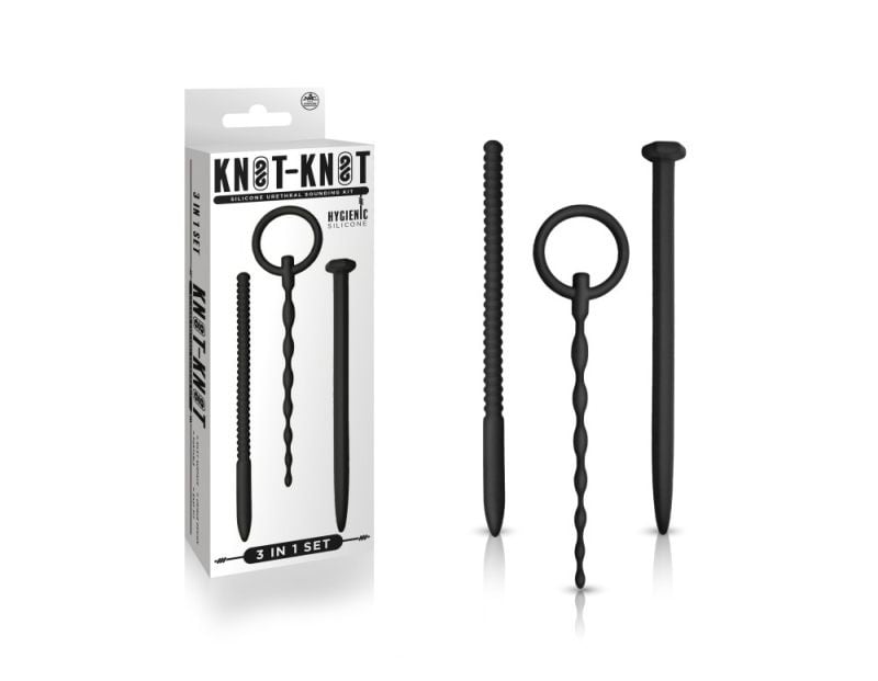 Setul trei dilatatoare uretral Knot-Knot 3-In-1 Nail Sounding Set