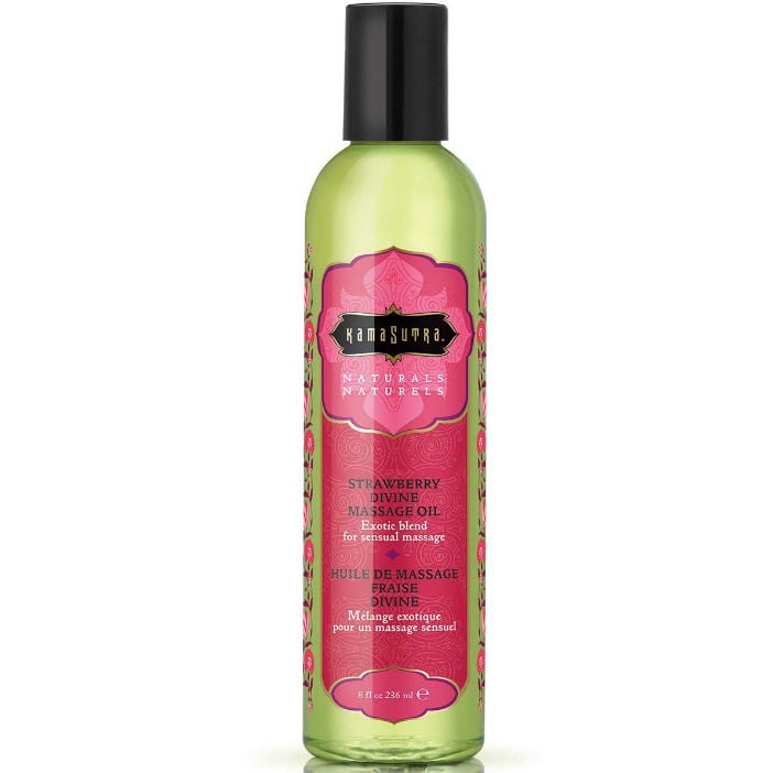 Ulei de Masaj Kamasutra Naturals Divine Strawberry (236 ml) aroma capsuni