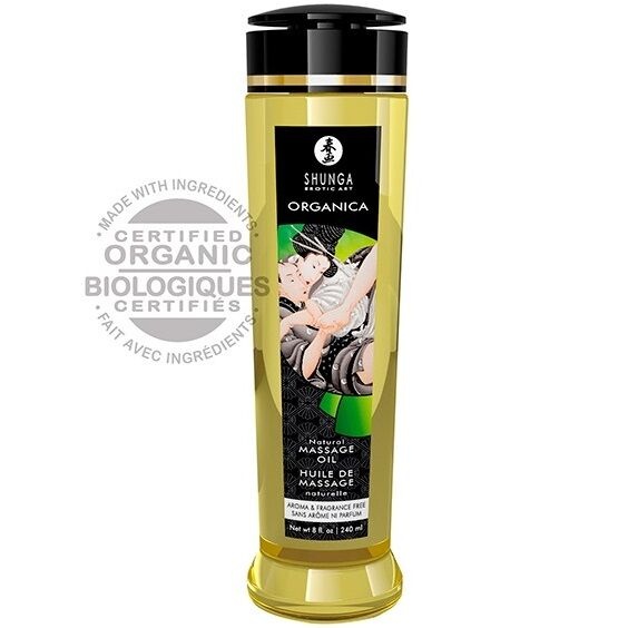 Ulei de masaj organic natural 240 ml Shunga