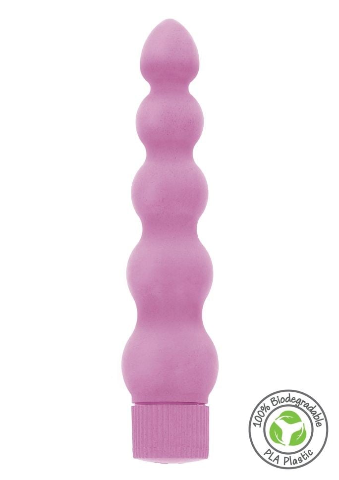 Vibrator biodegradabil Eco Vibrator, Pink (18.5cm) - 3 | YEO