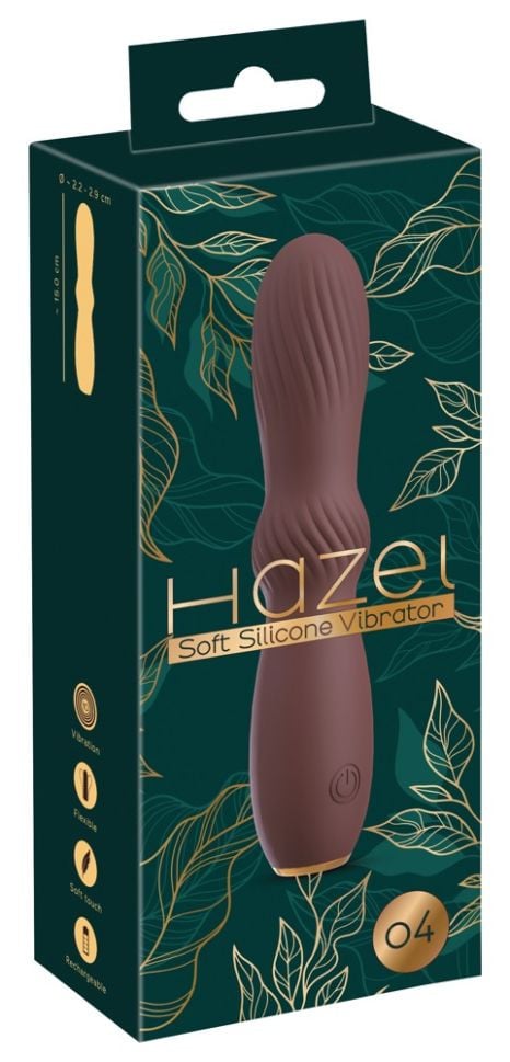 Vibrator cap flexibil si 10 moduri de vibrație Hazel 04 (15cm) - 2 | YEO