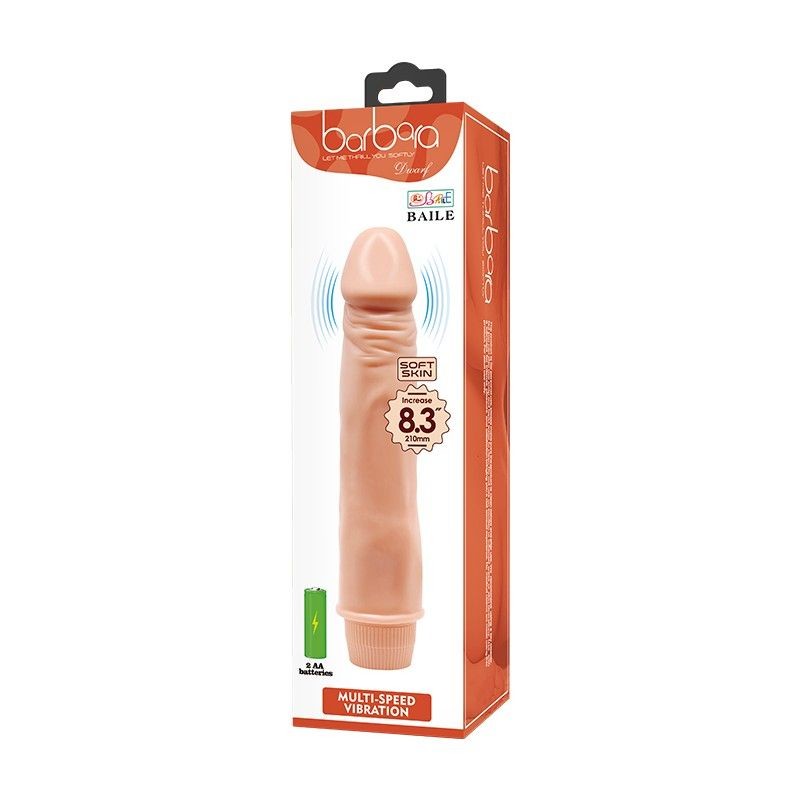 Vibrator clasic Barbara Dwarf Realistic Multi-Speed 21.5cm - 3 | YEO