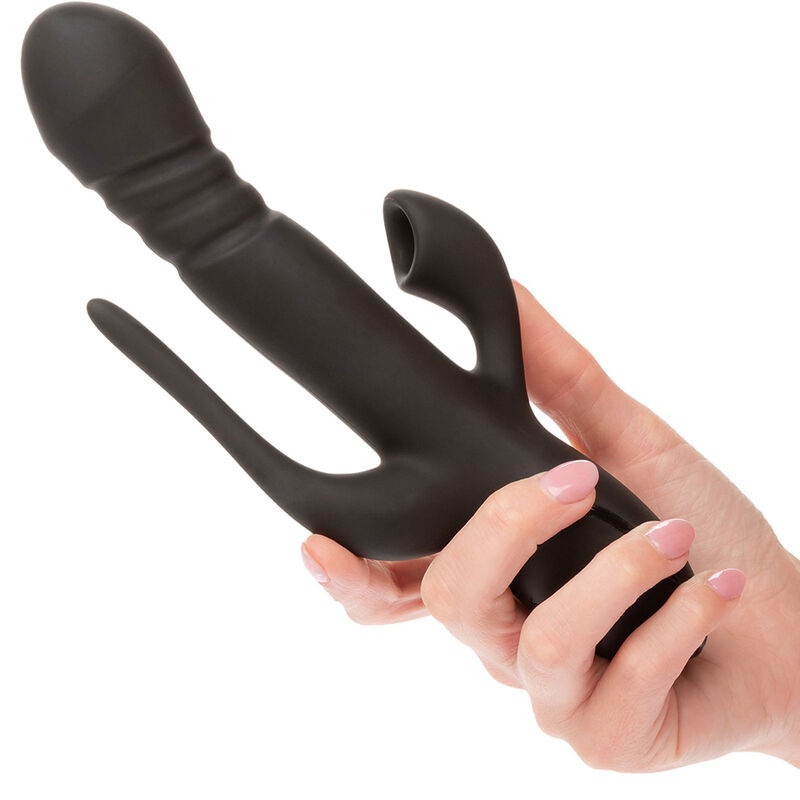 Vibrator cu 3 functii CALEXOTICS Triple Euphoria BLACK