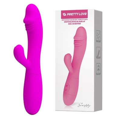 Vibrator cu 30 de vibratii PRETTY LOVE - SNAPPY II REINCARCABIL (19.5cm)