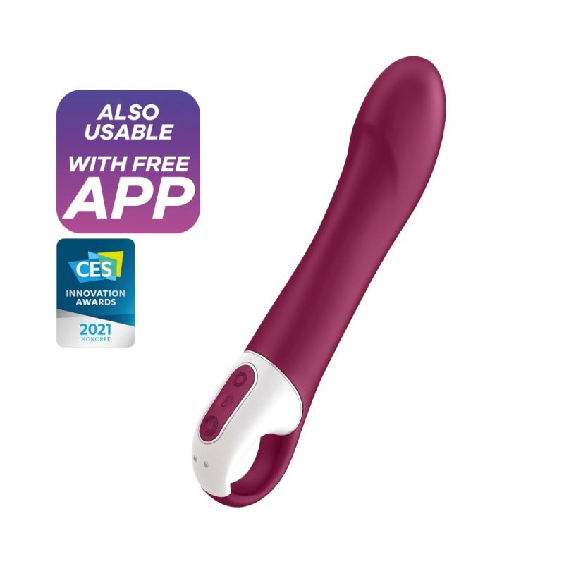 Vibrator cu incalzire Satisfyer Big Heat (22cm)