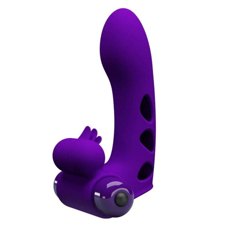 Vibrator cu manson pentru degete cu stim in SexShop KUR Romania