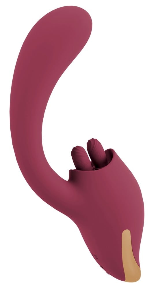 Vibrator cu stimulator inovator cu limbă Javida - 1 | YEO