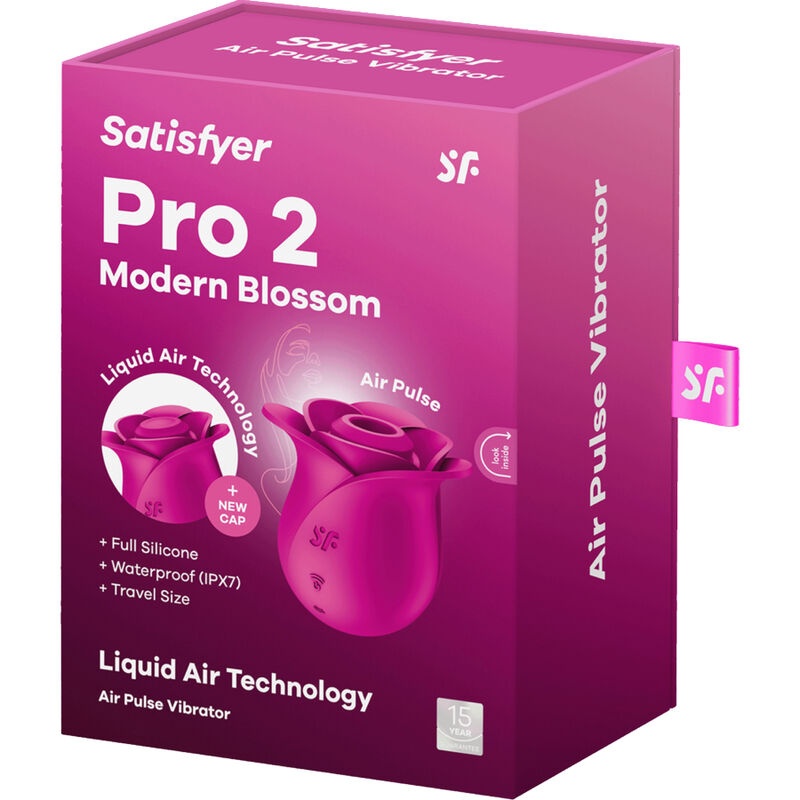 Vibrator cu unde de presiune Satisfyer Pro 2 Modern Blossom - 2 | YEO