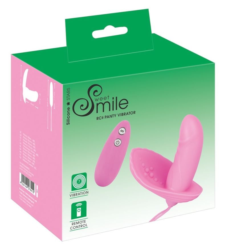 Vibrator din silicon cu 7 moduri de vibratie silentioasa si telecomanda RC Panty Vibrator