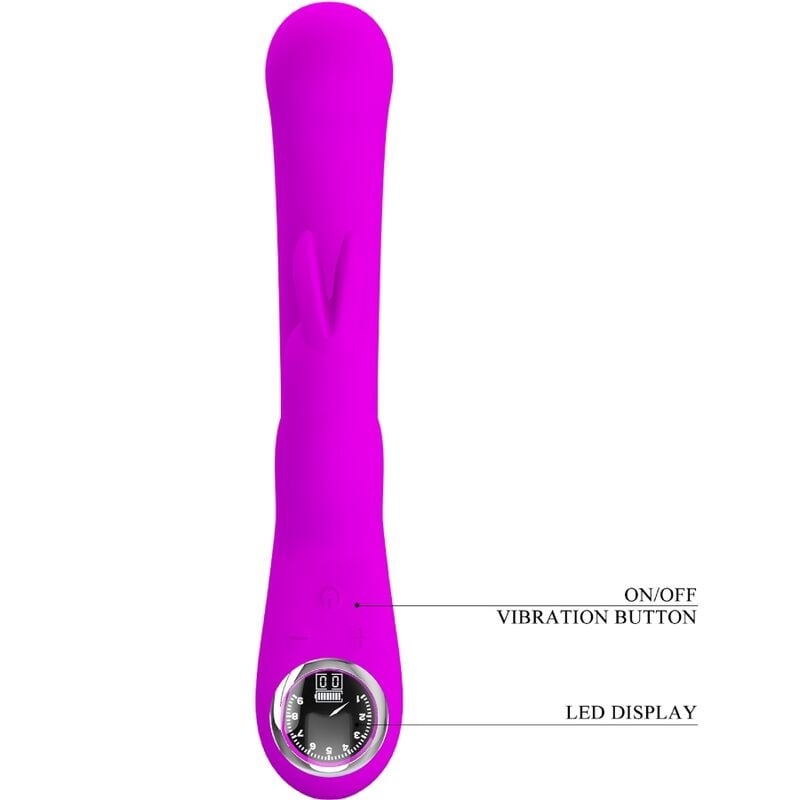 Vibrator iepuras multifunctional Pretty Love - Skylar Purple - 3 | YEO