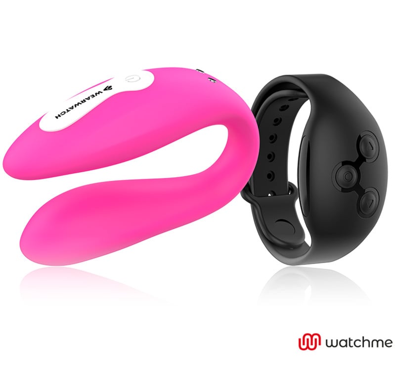 Vibrator inteligent Wearwatch - Watchme Dual Technology Vibrator Fuchsia/Azabache