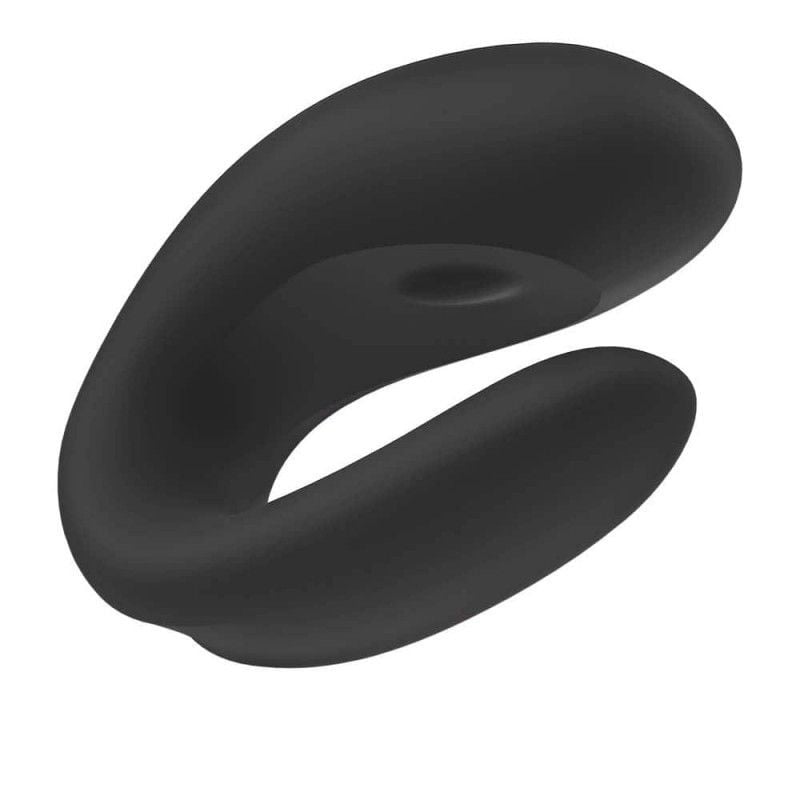 Vibrator pentru cupluri SATISFYER Double Joy (Black)