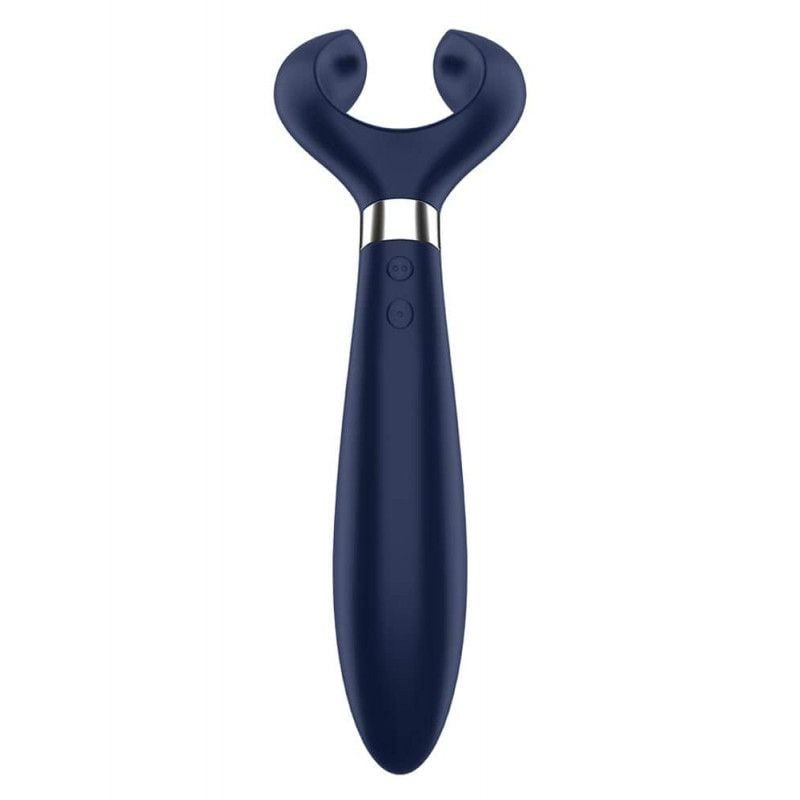 Vibrator pentru cupluri Satisfyer Partner Multifun 3 (blue) 23cm