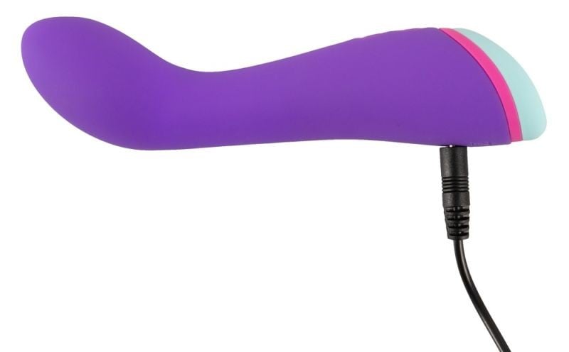 Vibrator punct G cu un design modern, cap de masaj usor flexibil G-spot vibrator (14,5 cm)