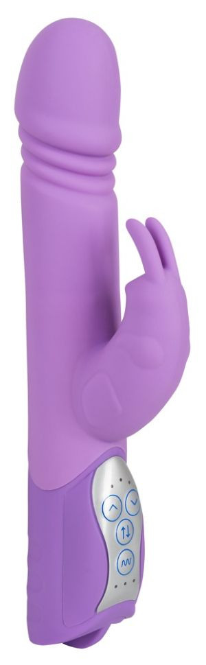 Vibrator Rabbit cu functie de impingere in 3 viteze