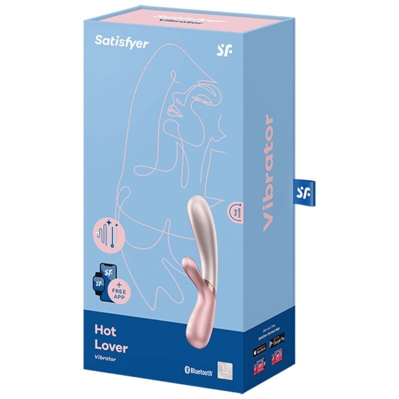 Vibrator rabbit cu incalzire 12 programe de vibrații prestabilit Satisfyer Hot Lover