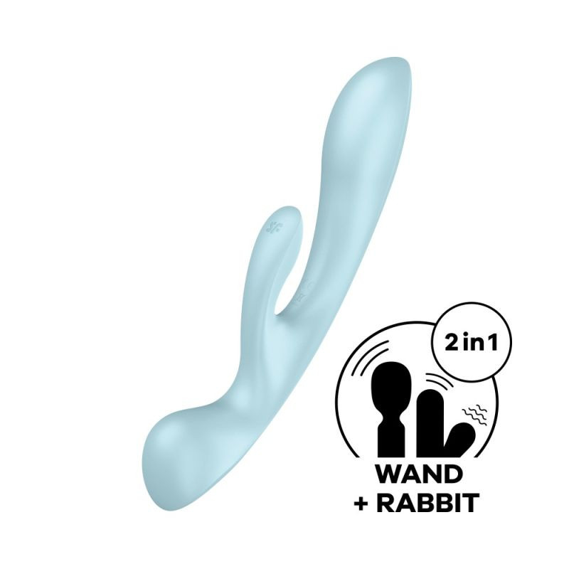 Vibrator rabbit Satisfyer Triple Oh 2 in 1 Wand + Rabbit