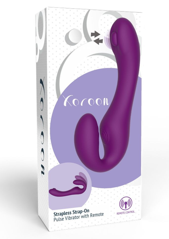 Vibrator rabbit Strapless Strap-On Pulse Vibe (19.5 cm)