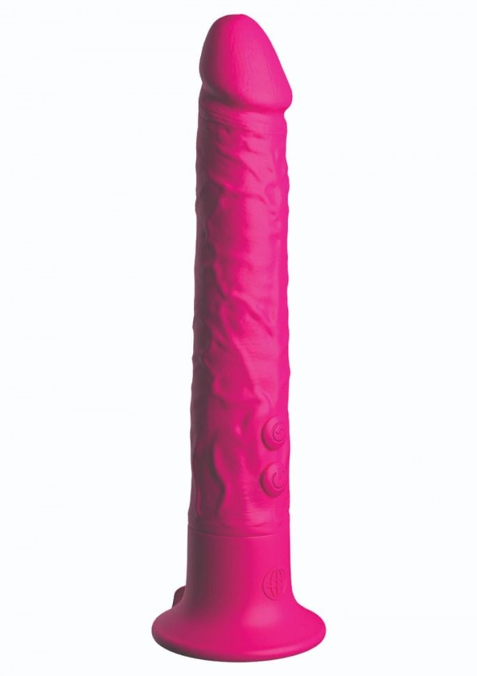 Vibrator realistic din silicon, cu ventuza, 10 moduri de vibratii Wall Banger 19.5cm