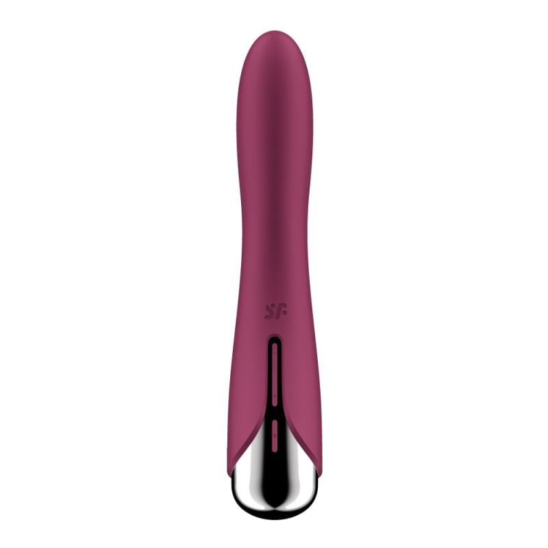 Vibrator rotativ pentru punctul G cu 5 viteze Satisfyer Spinning Vibe 1, red