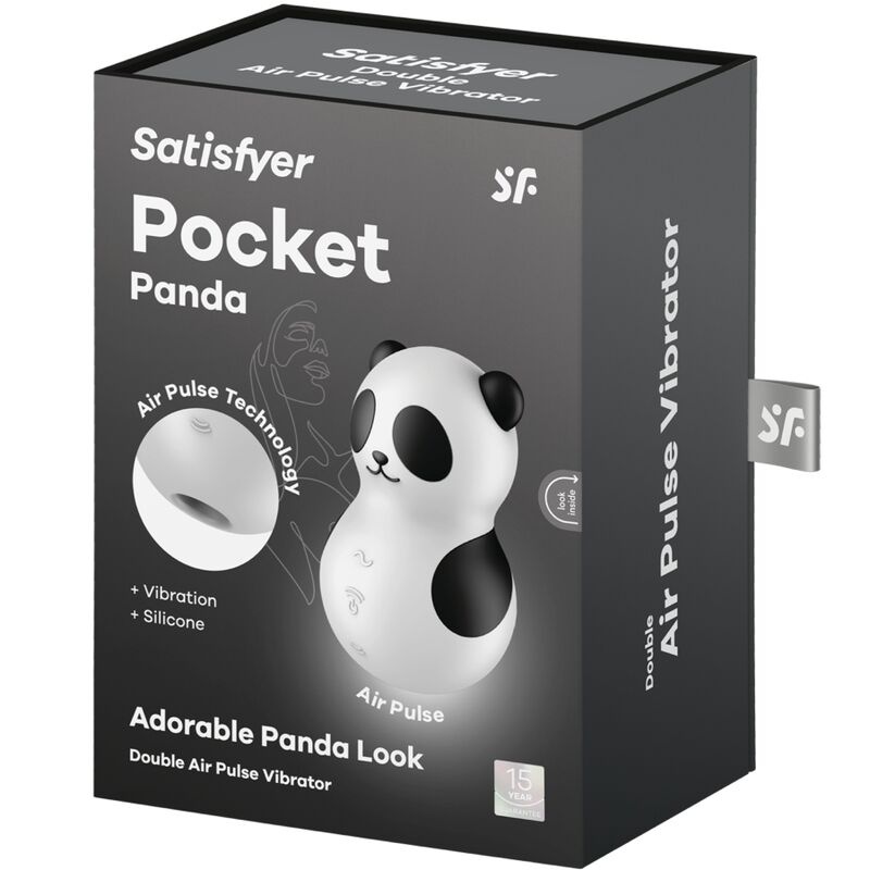 Vibrator stimulator Satisfyer Air Pulse Pocket Panda - 4 | YEO