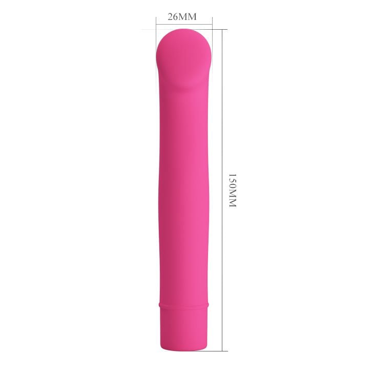 Vibrator subtire, din silicon PRETTY LOVE - BOGEY (15cm)